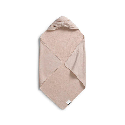 Elodie Details Hooded Towel - Powder Pink Bow